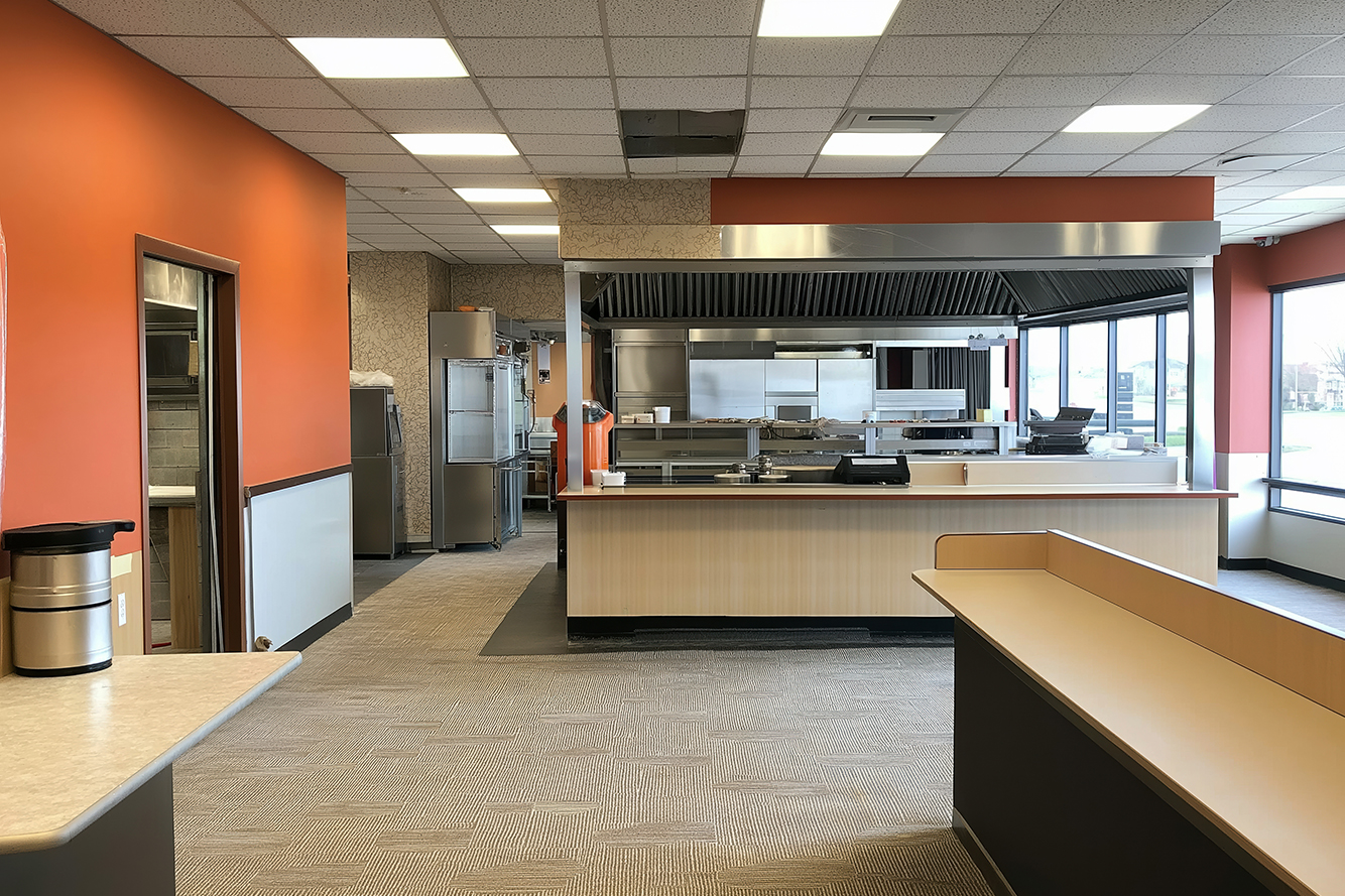 Your Guide to Seamless Renovations Photo: The organized office or commercial kitchen space. This reflects the polished results and professional management Revive BR brings to projects.